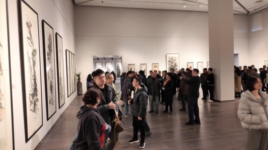 齐风鲁韵・传承发展——当代中国画十人邀请展在山东出版美术馆开幕(图9) 齐风鲁韵・传承发展——当代中国画十人邀请展在山东出版美术馆开幕(图9)
