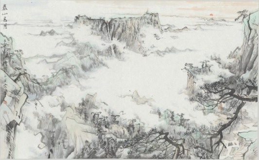 齐风鲁韵・传承发展——当代中国画十人邀请展在山东出版美术馆开幕(图15) 齐风鲁韵・传承发展——当代中国画十人邀请展在山东出版美术馆开幕(图15)