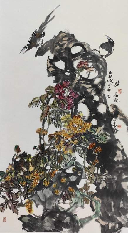 齐风鲁韵・传承发展——当代中国画十人邀请展在山东出版美术馆开幕(图13) 齐风鲁韵・传承发展——当代中国画十人邀请展在山东出版美术馆开幕(图13)