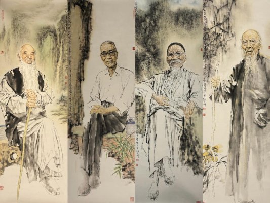 齐风鲁韵・传承发展——当代中国画十人邀请展在山东出版美术馆开幕(图17) 齐风鲁韵・传承发展——当代中国画十人邀请展在山东出版美术馆开幕(图17)