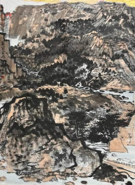 齐风鲁韵・传承发展——当代中国画十人邀请展在山东出版美术馆开幕(图31) 齐风鲁韵・传承发展——当代中国画十人邀请展在山东出版美术馆开幕(图31)