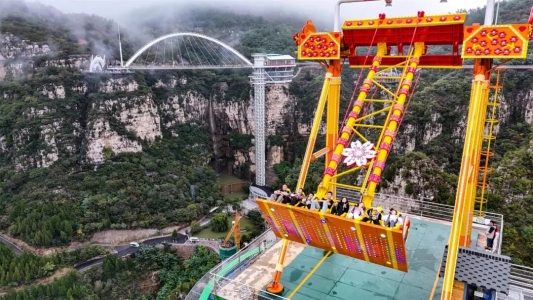 中秋国庆喜相逢，假期乐游潭溪山！高空体验开启“尖叫模式”，抓紧来打卡！(图8)