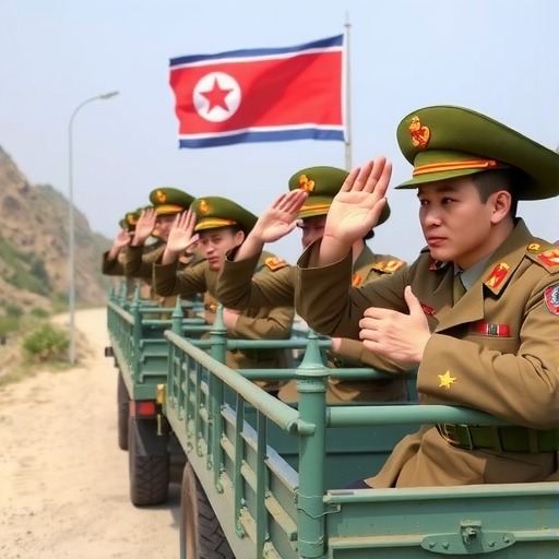 赴俄罗斯执行战斗任务的朝鲜工兵回国 金正恩：他们出色地完成了任务(图1)