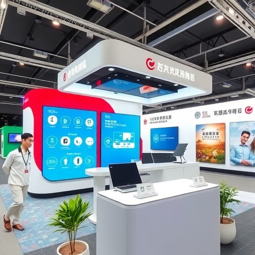 农业银行5G智慧银行展台硬核亮相首届消博会(图2)