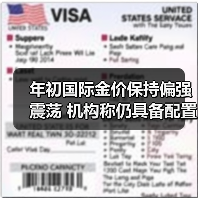年初国际金价保持偏强震荡 机构称仍具备配置价值 - XCCX热点资讯网