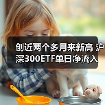 创近两个多月来新高 沪深300ETF单日净流入超80亿元(图2)