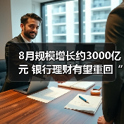 8月规模增长约3000亿元 银行理财有望重回“一哥”？(图2)