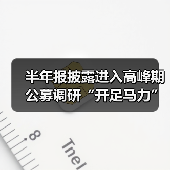 半年报披露进入高峰期 公募调研“开足马力”(图3)