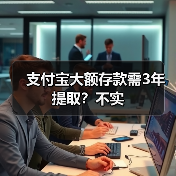 支付宝大额存款需3年提取？不实(图2)
