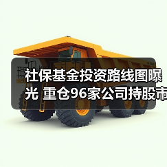 社保基金投资路线图曝光 重仓96家公司持股市值超250亿元(图2)