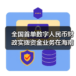 全国首单数字人民币财政实拨资金业务在海南文昌落地(图3)
