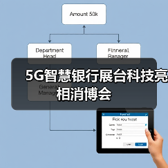 5G智慧银行展台科技亮相消博会(图1) 5G智慧银行展台科技亮相消博会(图1)