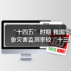 “十四五”时期 我国气象灾害监测率较“十三五”增长12.4%(图3) “十四五”时期 我国气象灾害监测率较“十三五”增长12.4%(图3)