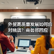 外贸高质量发展如何应对挑战？商务部回应(图2)