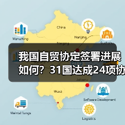 我国自贸协定签署进展如何？31国达成24项协议(图3)