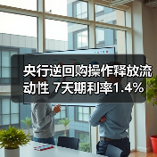 央行逆回购操作释放流动性 7天期利率1.4%(图4)